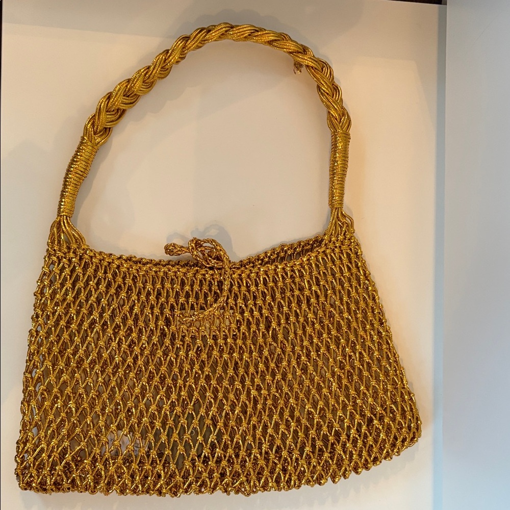 Gold Braided Women's Bag